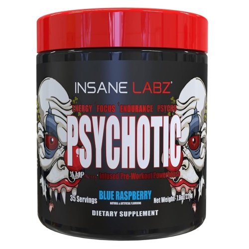 Psychotic - Blue Raspberry - 35 Servings Bottle Image