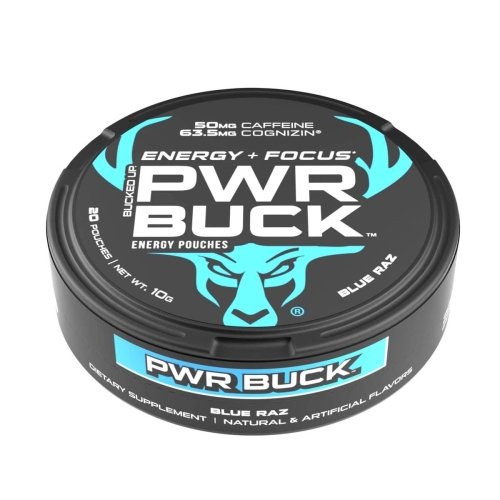 PWR Buck - Blue Raz - 20 Servings