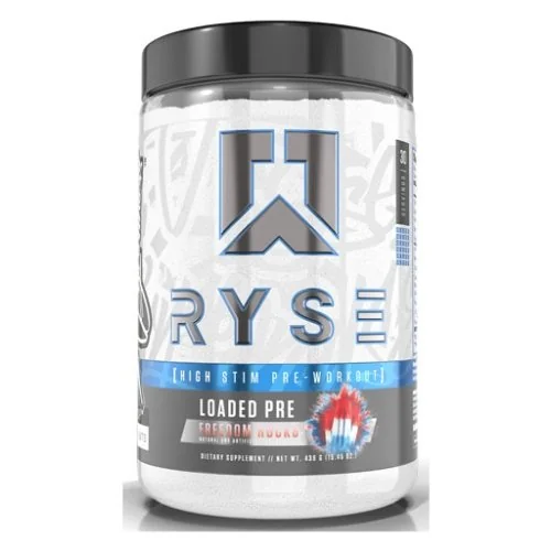 Ryse Loaded Pre Workout - Freedom Rocks - 30 Servings Bottle Image
