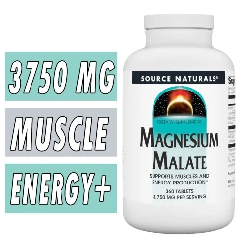 Source Naturals Magnesium Malate - 360 Tablets Image