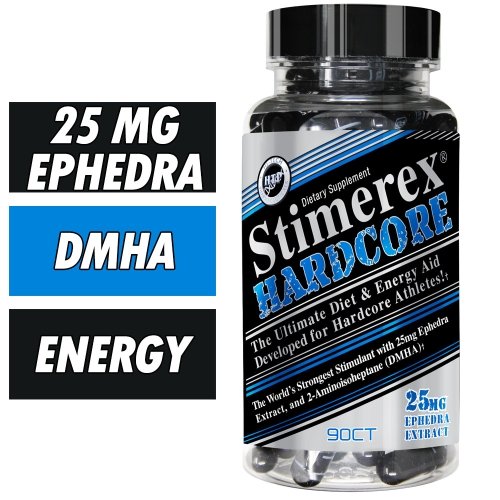 Stimerex Hardcore w/ Ephedra By Hi-Tech Pharmaceuticals Bottle Image