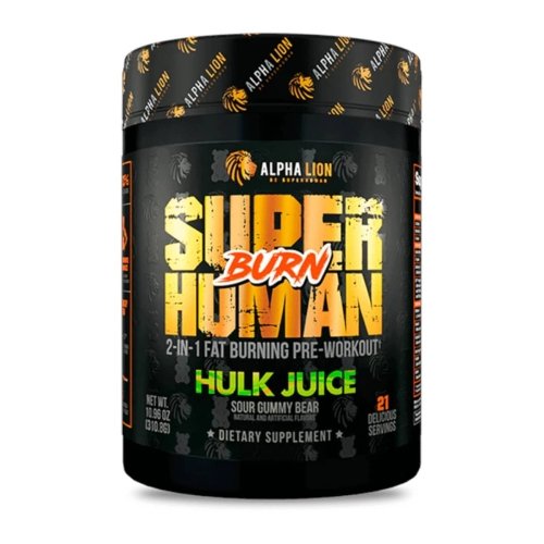 SuperHuman Burn - Hulk Juice (Sour Gummy Bear) - 50 Servings Bottle Image
