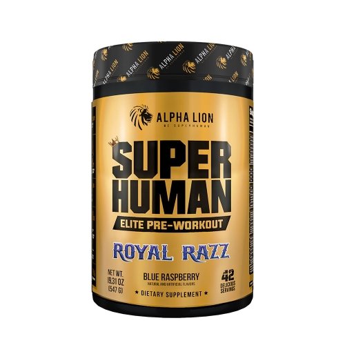 SuperHuman Elite - Royal Razz - 42/21 Servings Bottle Image