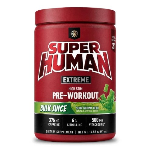 SuperHuman Extreme - Hulk Juice (Sour Gummy Bear) - 42 Servings Bottle Image