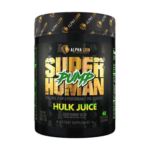 SuperHuman Pump - Hulk Juice (Sour Gummy Bear) - 42 Servings Bottle Image