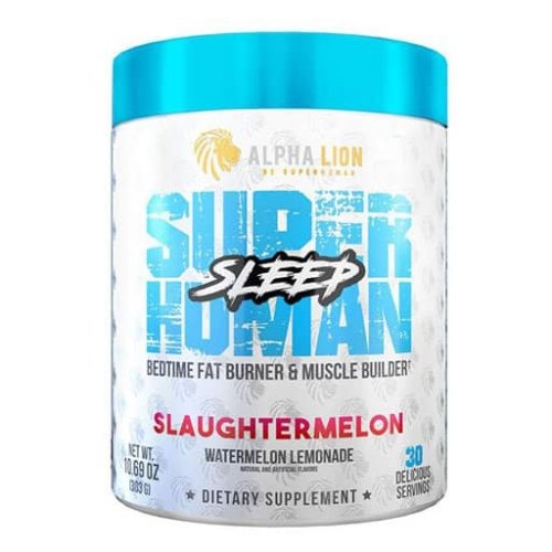 SuperHuman Sleep - Slaughtermelon (Watermelon Lemonade) - 30 Servings Bottle Image