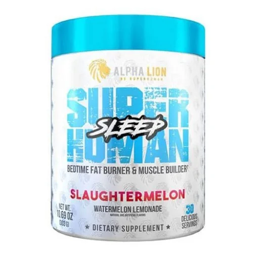 SuperHuman Sleep - Slaughtermelon (Watermelon Lemonade) - 30 Servings Bottle Image