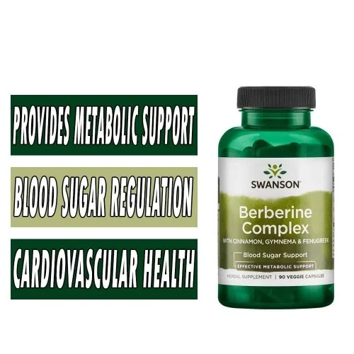 Swanson Berberine Complex - 90 Veg Capsules bottle image