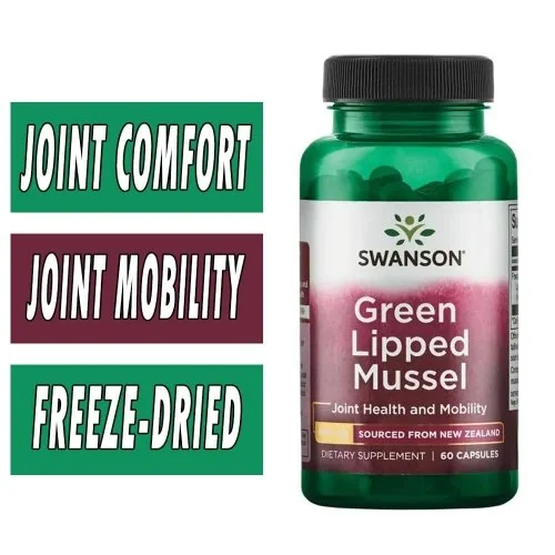 Swanson Green Lipped Mussel - 500 mg - 60 Caps