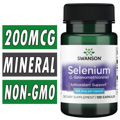 Swanson Selenium - 200 mcg - 120 Capsules