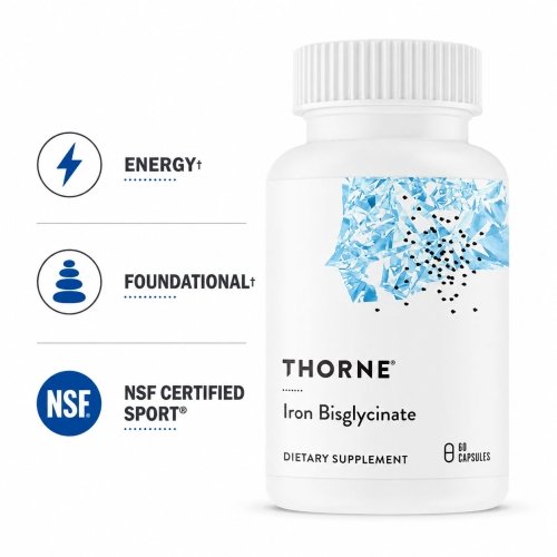 Thorne Iron Bisglycinate - 60 Capsules