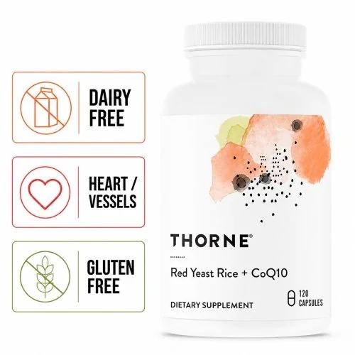 Thorne Red Yeast Rice + CoQ10 - 120 Capsules
