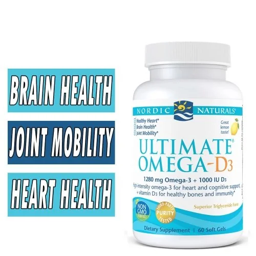 Nordic Naturals Omega D3 - Softgels