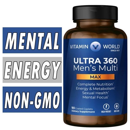 Vitamin World ULTRA 360 Men's Multi Max - 90 Caplets