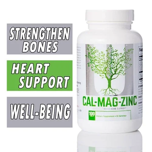 Universal Nutrition Calcium Zinc Magnesium 100 Tabs