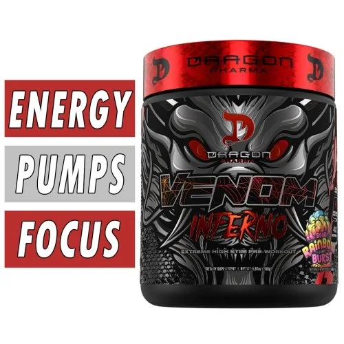 Dragon Pharma Venom Inferno Pre Workout Bottle Image