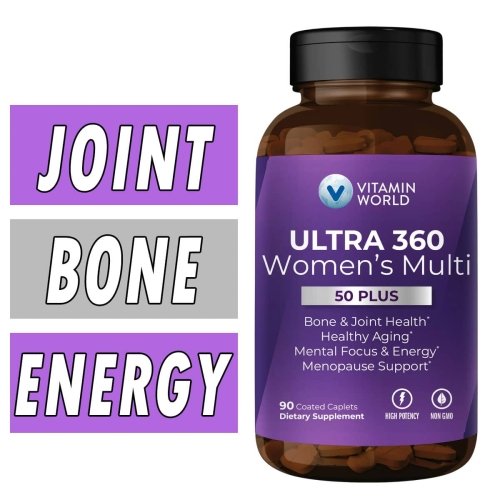 Vitamin World ULTRA 360 Women's Multi 50+ - 90 Caplets