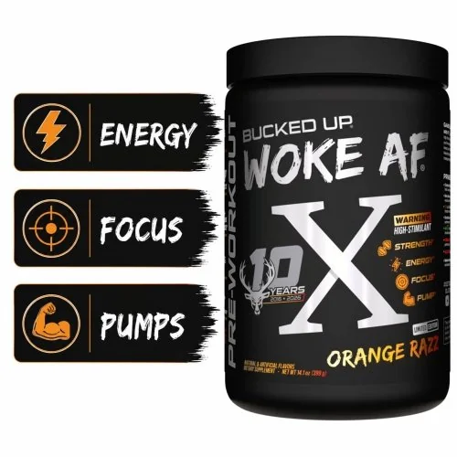 Woke AF X Pre Workout - Bucked Up - Limited Edition