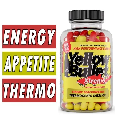 Yellow Bullet Xtreme - Brand New Energy - 60 Capsules bottle image