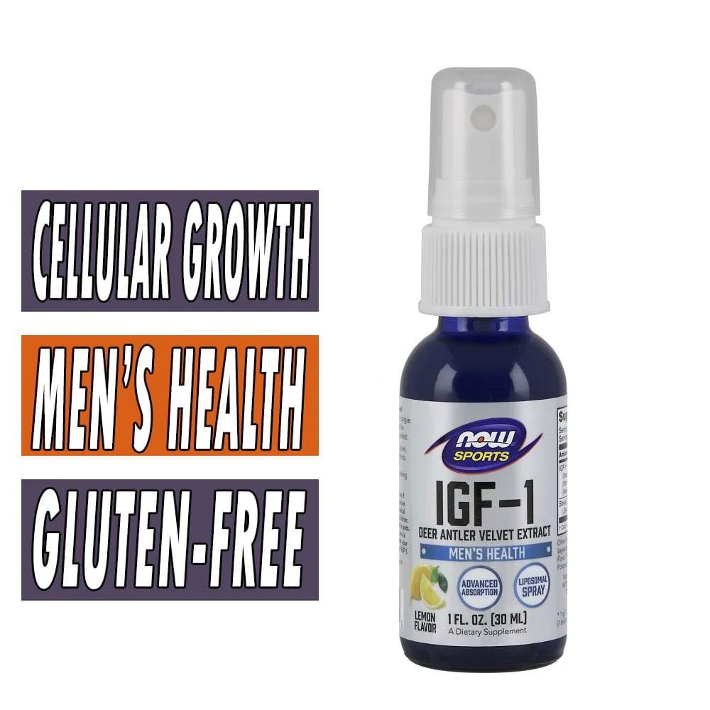 IGF-1 Spray | Cellular Growth | NOW Foods