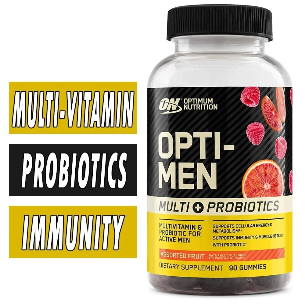 Opti-Men Gummies | Optimum Nutrition | Multi + Probiotics