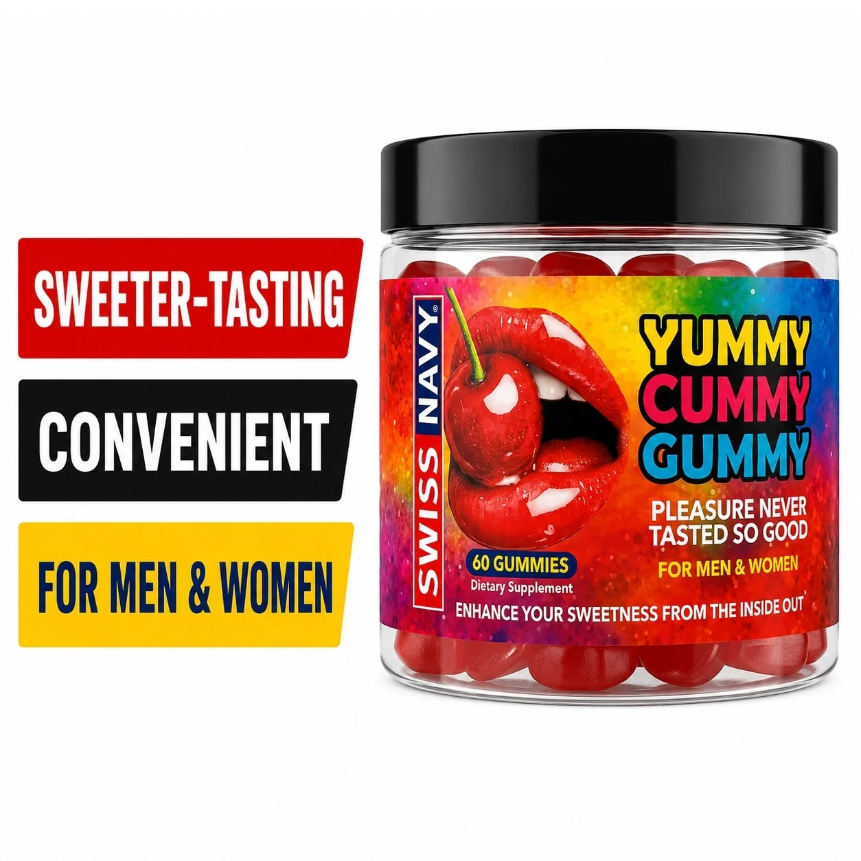 その他 yummy Yummy Cummy Gummy | Swiss Navy | Same Day Shipping