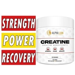 Alpha Lion Creatine - Unflavored - 60 Servings