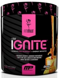 FitMiss Ignite Pre Workout, Orange, 30 Servings