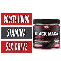 Force Factor Black Maca Gummies Bottle Image