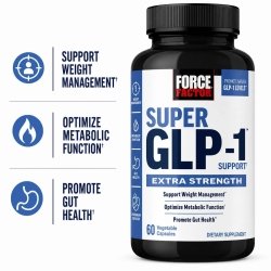 Force Factor Super GLP-1 Extra Strength Support - 60 Veg Capsules