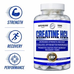 Hi-Tech Pharmaceuticals Creatine HCL - 120 Capsules Bottle Image