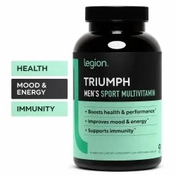 Legion Triumph Men's Sport Multivitamin - 240 Vegetarian Capsules 