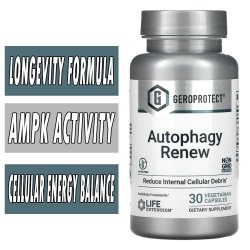 Life Extension Geroprotect Autophagy Renew - 30 Veg Caps bottle image