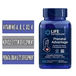 Life Extension Prenatal Advantage - 120 Softgels