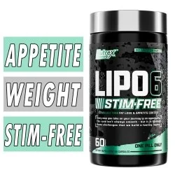 Lipo 6 Black Stim Free By Nutrex Bottle Image