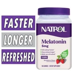 Natrol Melatonin Gummies - 5 mg - 180 Count