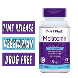 Natrol Melatonin - Time Release - 5MG - 250 Tablets 