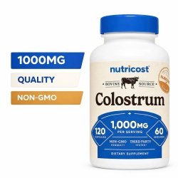 Nutricost Colostrum - 500 mg - 120 Capsules Bottle Image