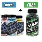 Hi-Tech Pharmaceuticals Prohormone + Free Liver RX Bundle Bottle Image