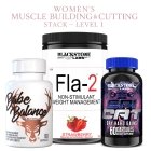 Women's Muscle Building and Cutting Stack Level 1