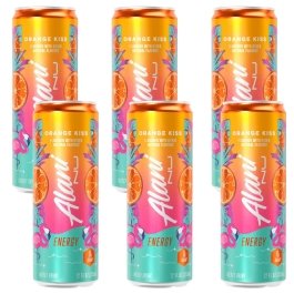 Alani Nu Energy Drink - Orange Kiss - 12 fl oz - 6 Count
