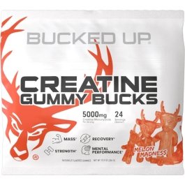 Bucked Up Creatine Gummies - Melon Madness - 24 Servings