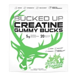 Bucked Up Creatine Gummies - Tropic Thunder - 20 Servings