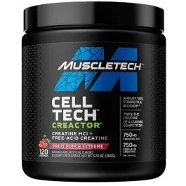 Cell-tech Creactor Creatine - MuscleTech - Fruit Punch - 120 Servings