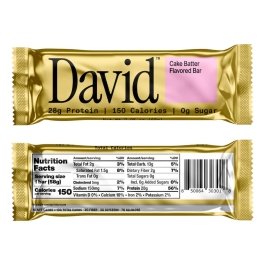 David Protein Bar Cake Batter 1/Bar