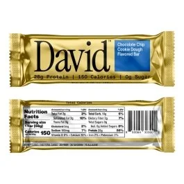 David Protein Bar Chocolate Chip Cookie Dough 1/Bar
