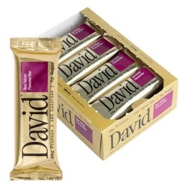 David Protein Bar Red Velvet 12/Pk
