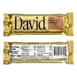 David Protein Bar Salted Peanut Butter 1/Bar