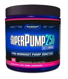 SuperPump 250 By Gaspari Nutrition, Country Life Pink Lemonade, 325 Grams