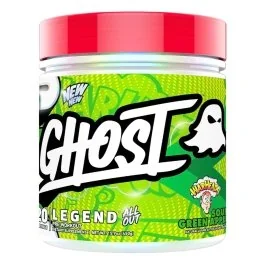 GHOST Legend All Out V2 - Warheads Sour Green Apple - 20 Servings